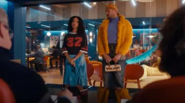 Ragabond Lost & Found Ringer Tee worn by Kriska (Madison Shamoun) as seen in The Z-Suite (S01E04)