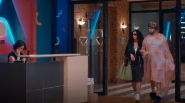 Coach Brooklyn Shoulder Bag 39 worn by Kriska (Madison Shamoun) as seen in The Z-Suite (S01E05)