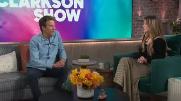 Lee All Purpose Western Denim Snap Shirt worn by Kevin Bacon as seen in The Kelly Clarkson Show on April 29, 2025