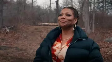 Alexander McQueen Printed Shirt worn by Robyn McCall (Queen Latifah) as seen in The Equalizer (S05E17)