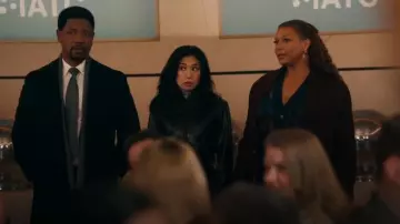 Alice + Olivia Hyde Jacket worn by Melody 'Mel' Bayan (Liza Lapira) as seen in The Equalizer (S05E17)