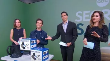 Reformation Lysander Dress worn by Rebecca Jarvis as seen in Good Morning America on April 29, 2025