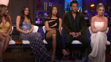 Deme By Gabriella Draped Gown worn by Emmy Sharrett in Southern Hospitality (S03E11)