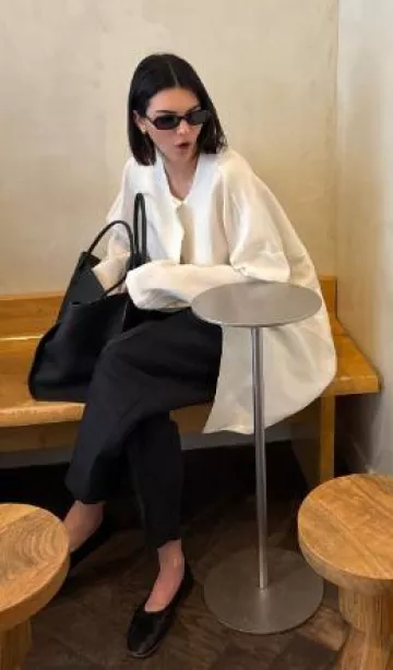 The Row Lilas Pant worn by Kendall Jenner on her Instagram Story on April 29, 2025