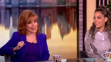 Theory Etiennette Blazer worn by Joy Behar as seen in The View on May 1, 2025
