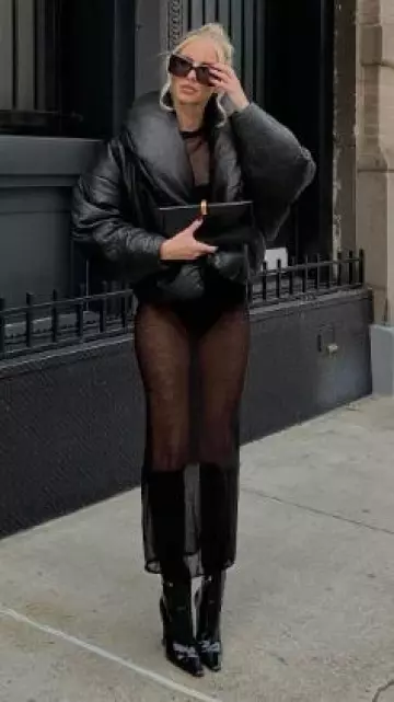 Saint Laurent Patent Leather Knee-High Boots worn by Leonie Hanne on her  Instagram on February 16, 2024