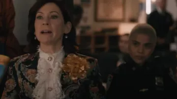 Etro Paisley Jacquard worn by Elsbeth Tascioni (Carrie Preston) as seen in Elsbeth (S02E19)