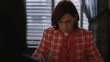 Karl Lagerfeld Open Front Tweed Jacket worn by Elsbeth Tascioni (Carrie Preston) as seen in Elsbeth (S02E19)