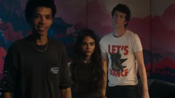 Let's Dance Black Star Boots T-Shirt worn by Dominic Sessa in Now You See Me: Now You Don't Movie