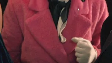 Pink Bow Detail Coat of Elsbeth Tascioni (Carrie Preston) in Elsbeth (S02)