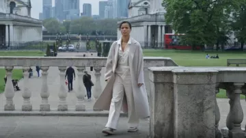 Max Mara Flared Cashmere Coat worn by Sophie (Gugu Mbatha-Raw) as seen in Surface (S02E02)