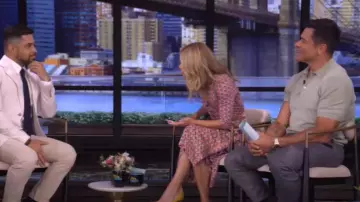 Abigail Printed Silk Voile Wrap Dress Abigail Printed Silk Voile Wrap Dress worn by Kelly Ripa as seen in LIVE with Kelly and Mark on May 1, 2025