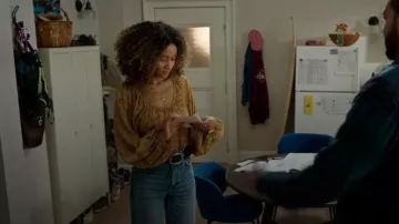 Spell Chateau Blouse worn by Sydney Shandon (Lindura) as seen in Sullivan's Crossing (S03E01)