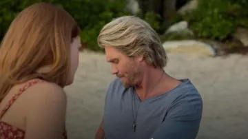 John Varvatos Miles V-Neck K3595S25 worn by Cal Jones (Chad Michael Murray) as seen in Sullivan's Crossing (S03E02)