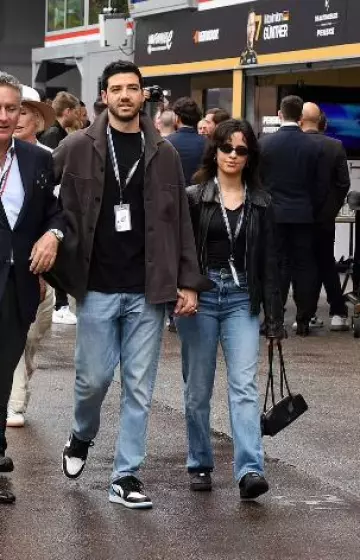 Alaia Le Teckel Bag worn by Camila Cabello in Miami Gp post on May 4, 2025