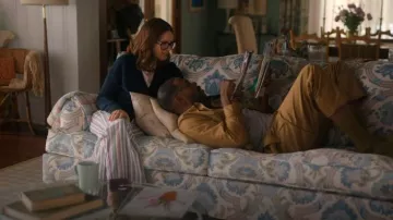 Gap Striped Poplin PJ Pants worn by Kate (Tina Fey) as seen in The Four Seasons (S01E01)