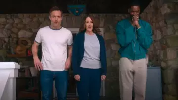 John Elliott Mineral Wash Ringer Tee worn by Jack (Will Forte) as seen in The Four Seasons (S01E01)