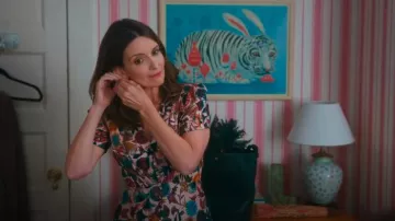Saloni Lea Dress In Sugar Adorning worn by Kate (Tina Fey) as seen in The Four Seasons (S01E02)