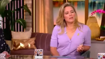 Veronica Beard Solene worn by Sara Haines as seen in The View on May 2, 2025