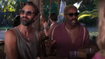 Topman Tie Dye Knitted Button Through Shirt worn by Danny (Colman Domingo) as seen in The Four Seasons (S01E03)