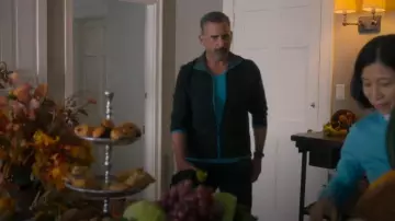 James Perse Contrast Trim Sport Jacket worn by Nick (Steve Carell) as seen in The Four Seasons (S01E06)