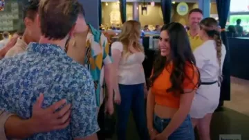 Yogingo Top Crew Neck used by Michelle Lally as seen in The Valley (S02E03)