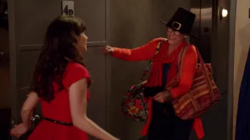 Vera Bradley Happy Snails Weekender Bag worn by Joan Day (Jamie Lee Curtis) in New Girl (S02E08)