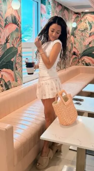 Altar’d State Everyday Seamless Eyelet Top worn by Gabi Demartino on her Instagram Story on May 6, 2025