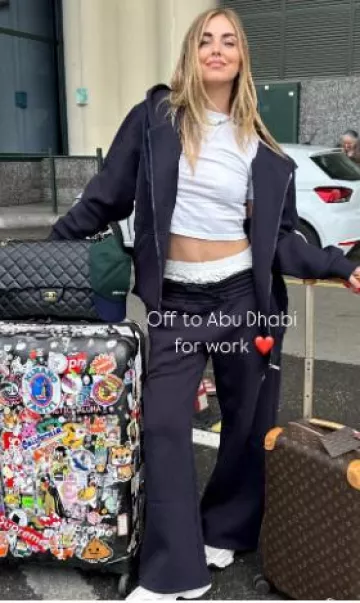 Sac Chanel 2024 Xl Flap porté par Chiara Ferragni sur sa Story Instagram le 6 mai 2025