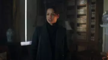 Reiss Tor Relaxed Wool Blend Belted Coat worn by Sophie Ellis (Gugu Mbatha-Raw) as seen in Surface (S02E04)