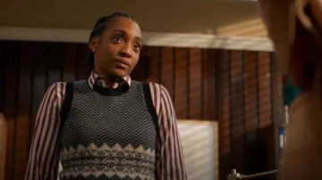 Gilet pull Gucci porté par Faith Mitchell (Iantha Richardson) comme on le voit dans Will Trent (S03E16)