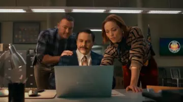 Denimist Cropped Striped Sweater worn by Angie Polaski (Erika Christensen) as seen in Will Trent (S03E16)