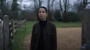 Massimo Dutti Wool Blend Cardigan worn by Sophie Ellis (Gugu Mbatha-Raw) as seen in Surface (S02E04)