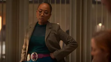 Blazer à motif de tweed de laine Etro porté par Amanda Wagner (Sonja Sohn) comme on le voit dans Will Trent (S03E17)