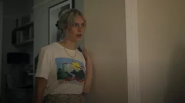 Claudie Pierlot Printed T Shirt worn by Joely Richardson as seen in Surface (S02E06)