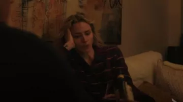 Guest in Residence Dylan Plaid Shirt worn by Nina Chase (Shantel VanSanten) as seen in FBI: Most Wanted (S06E15)