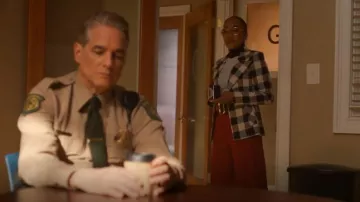 Smythe Check Cutaway Blazer worn by Amanda Wagner (Sonja Sohn) as seen in Will Trent (S03E17)