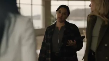 Rails Lore Coat worn by Hana Gibson (Keisha Castle-Hughes) as seen in FBI: Most Wanted (S06E17)