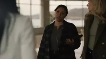 Rails Lore Coat worn by Hana Gibson (Keisha Castle-Hughes) as seen in FBI: Most Wanted (S06E17)