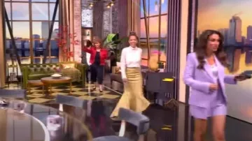 A.L.C. Indy Lace Top worn by Sunny Hostin as seen in The View on May 6, 2025