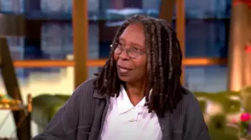 Aerie Fave Waffle Shirt worn by Whoopi Goldberg as seen in The View on May 6, 2025