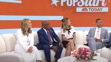 Cara Cara Dara Skirt worn by Jenna Bush Hager as seen in Today on May 6, 2025