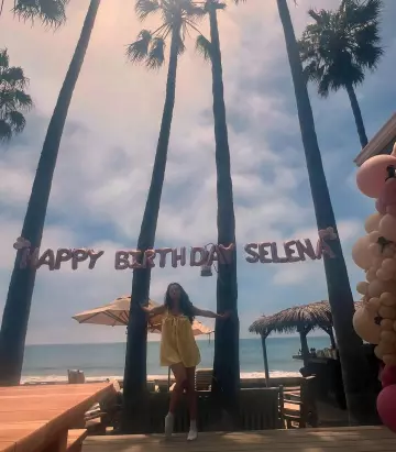Free People Forever Young Romper worn by Selena Gomez on her Instagram Story on July 22, 2024