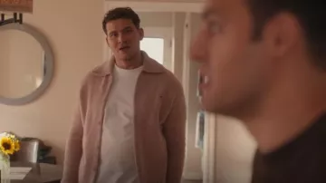 Acne Studios Shetland Wool Polo worn by Evan Buckley (Oliver Stark) as seen in 9-1-1 (S08E09)