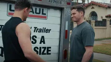 Carhartt Duster Script Tee worn by Evan Buckley (Oliver Stark) as seen in 9-1-1 (S08E10)