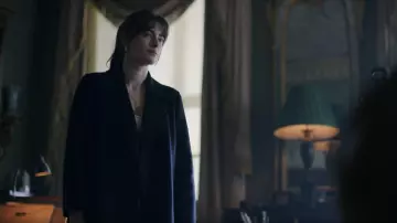 Max Mara Harold Coat worn by Eliza (Millie Brady) as seen in Surface (S02E08)