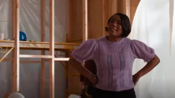 Ulla Johnson Women's Mavis Alpaca Top worn by Athena Grant (Angela Bassett) as seen in 9-1-1 (S08E11)
