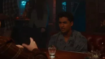 Rag & Bone Avery Tie-Dye Short-Sleeve Shirt worn by Julian Works as seen in 9-1-1 (S08E11)