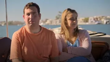 Tahari Lightweight Balletcore Cardigan worn by Abbey Lutes as seen in Love on the Spectrum (S03E06)