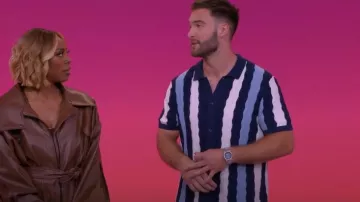 Express Polo Top worn by Braeden Paterson as seen in Pop the Balloon LIVE (S01E01)